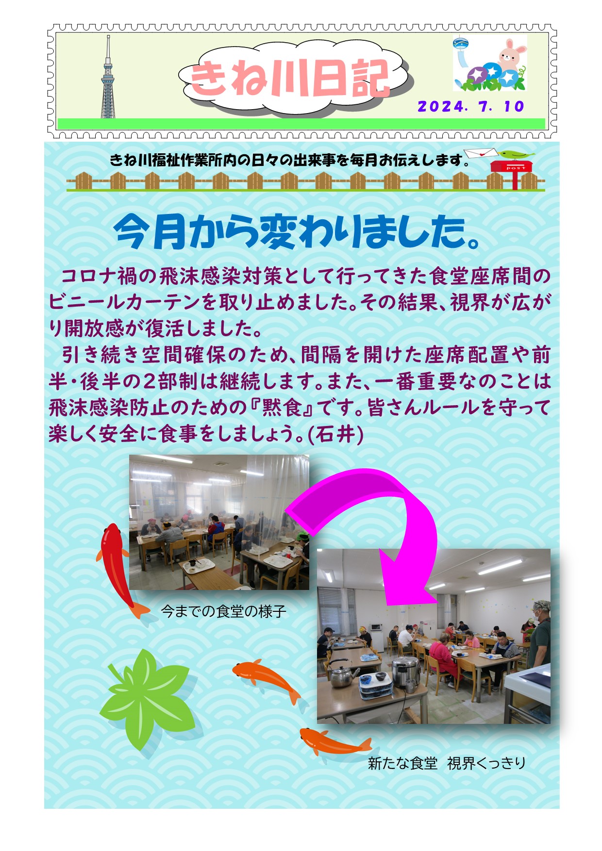 7月　きね川日記